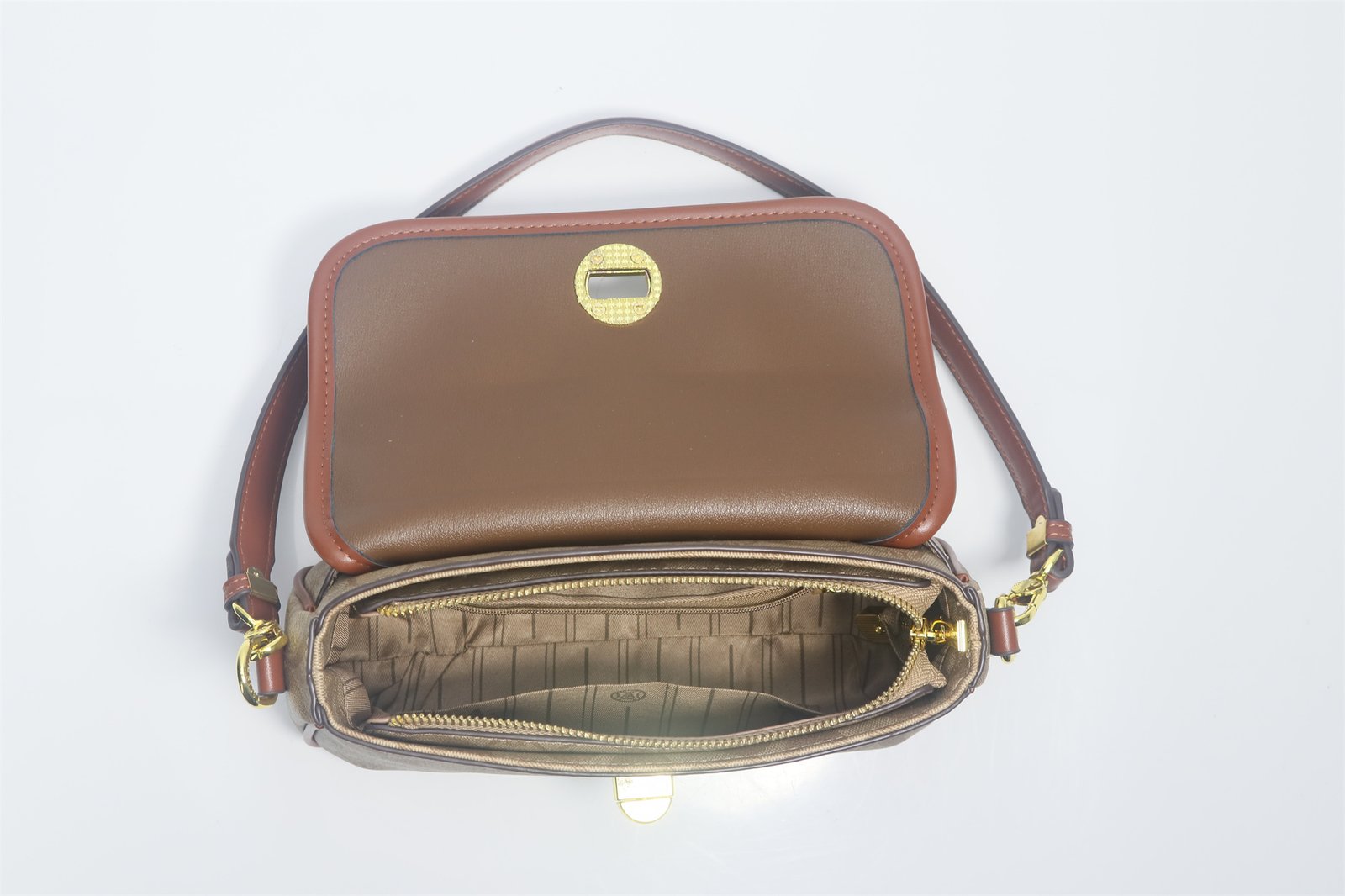 Customized women's letter printed shoulder bag, mini bag with convertible shoulder strap
