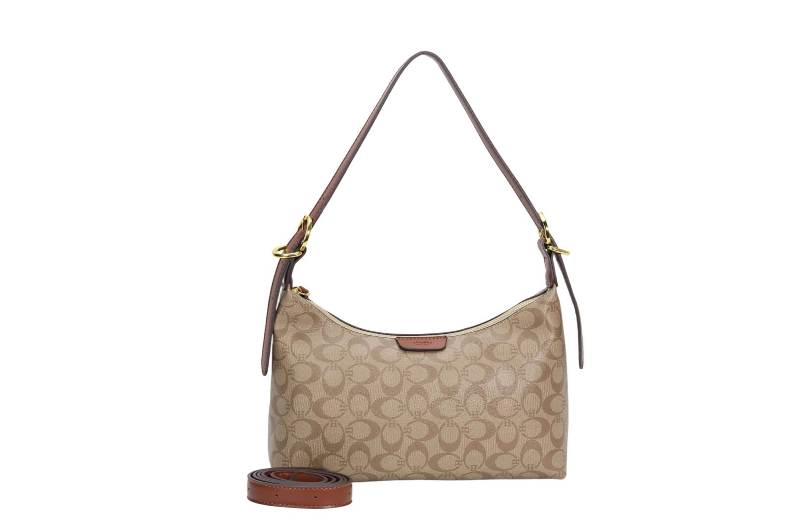 Customized letter printed women's shoulder bag with adjustable shoulder strap mini bag