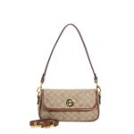 Customized women's letter printed shoulder bag, mini bag with convertible shoulder strap
