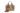 Customized Monogram printed women's handbag with scarf details and convertible shoulder straps