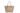 Customized letter pattern women's handbag - beige with brown decoration