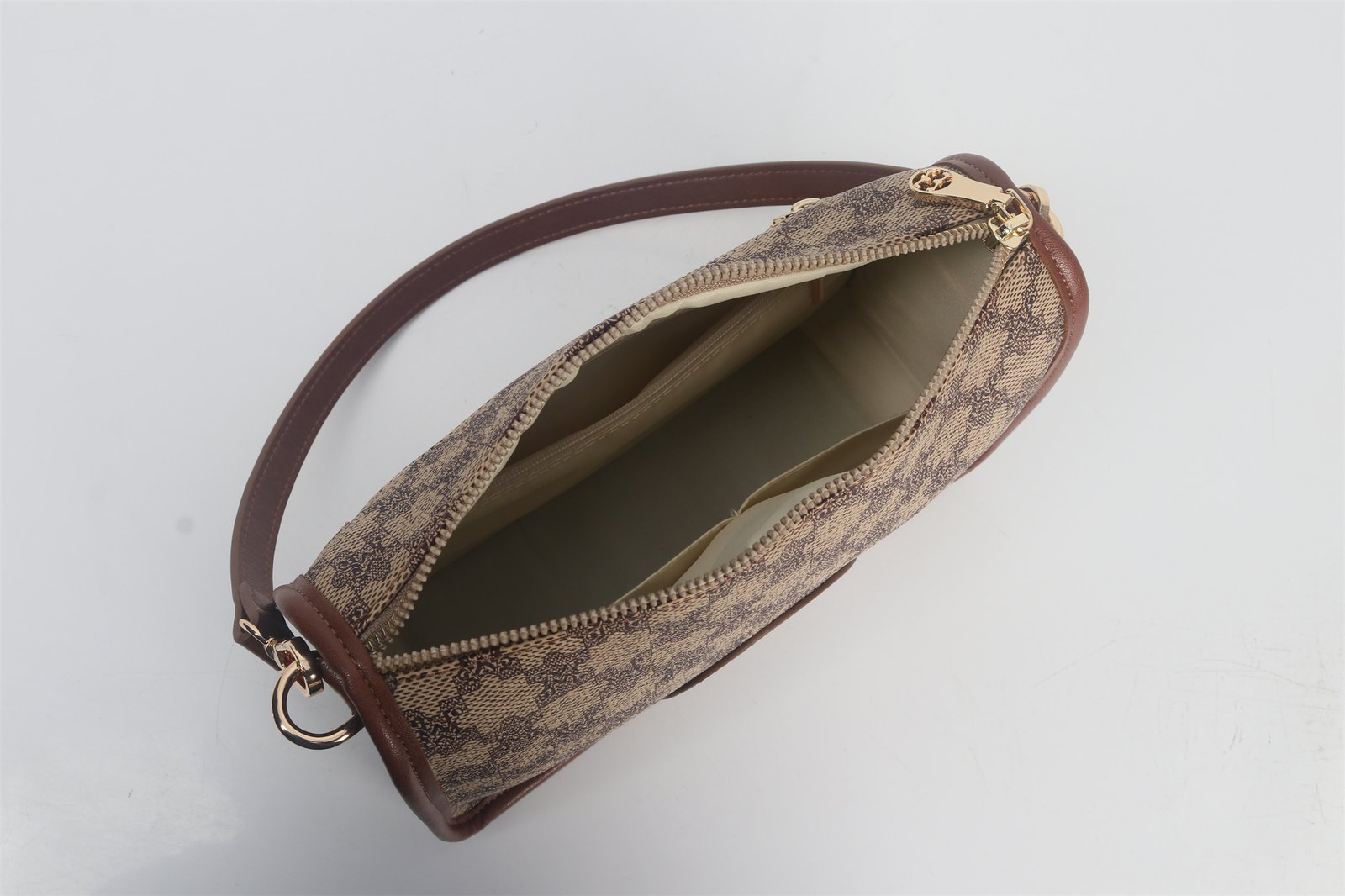 Customized retro letter printed women's crossbody bag, handbag
