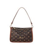 Customized retro patterned shoulder bag with adjustable shoulder straps for women's crossbody bag