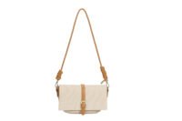 Custom Women's Beige Canvas Crossbody Bag with Adjustable Strap & Backpack - Inspired Durability