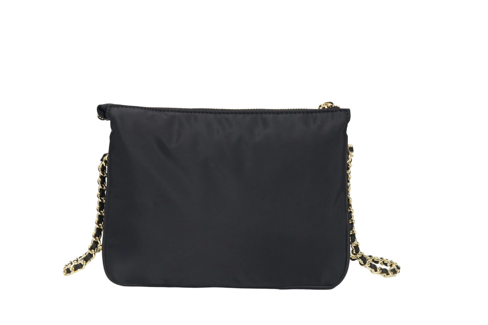 Custom Women's Black Crossbody Bag with Chain Strap & Backpack - Style Versatility