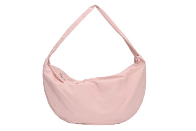 Custom Women's Casual Pink Shoulder Bag with Roomy Compartment & Comfortable Strap