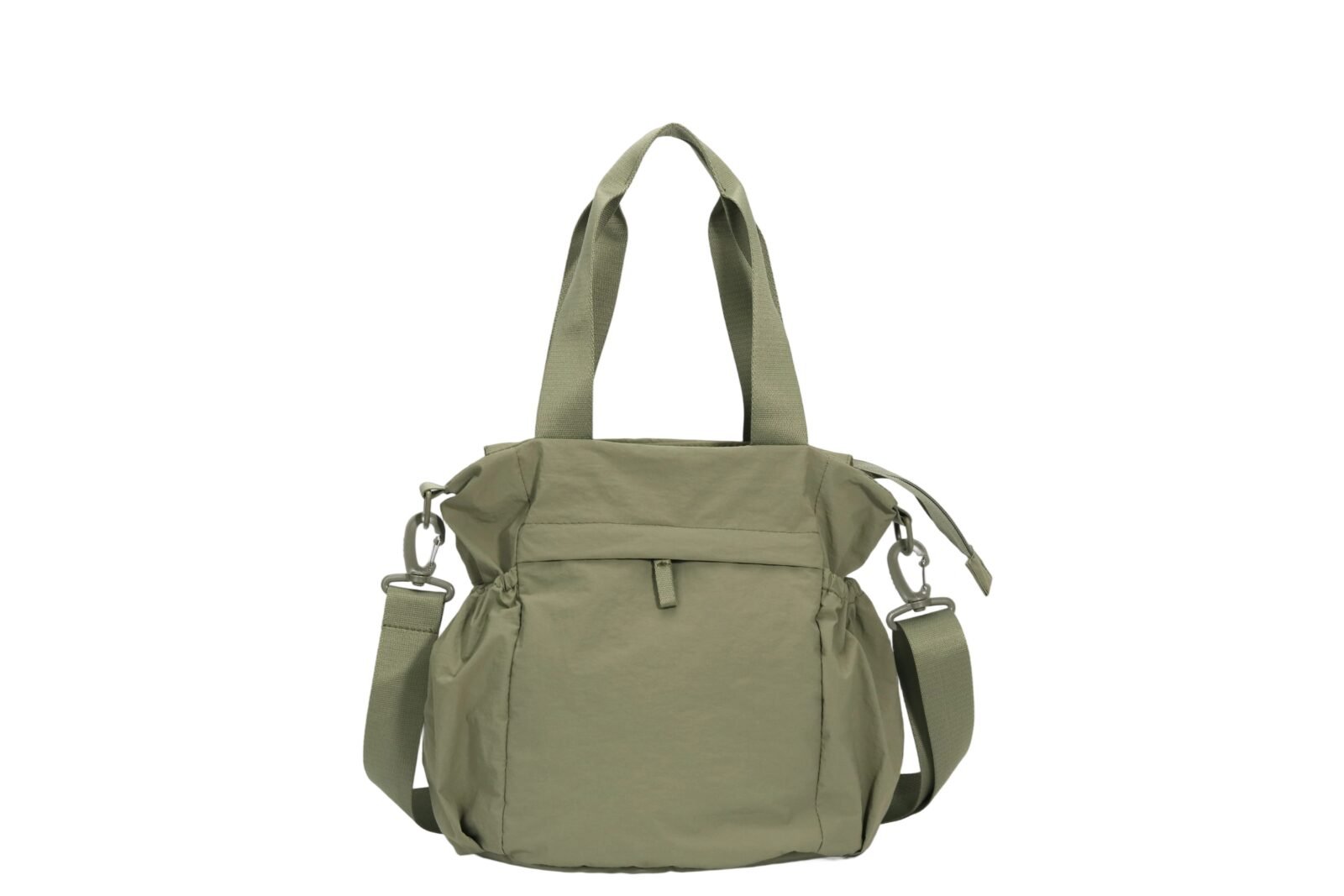 Custom Women's Olive Green Convertible Tote Backpack with Adjustable Straps