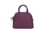 Custom Women's Purple Leather Top - Handle Bag with Backpack - Inspired Craftsmanship
