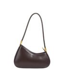 Customized women's commuting baguette bag, retro light luxury western-style shoulder bag