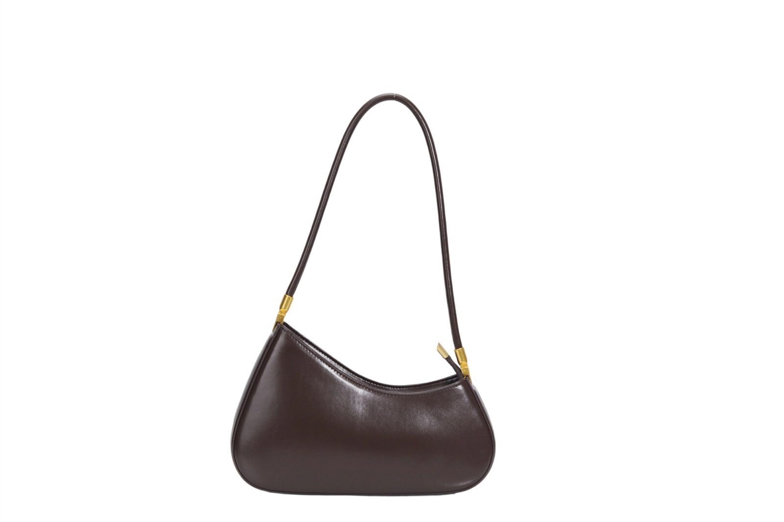 Customized women's commuting baguette bag, retro light luxury western-style shoulder bag