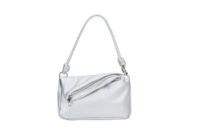 Customized women's silver strap shoulder bag, light luxury western-style shoulder bag