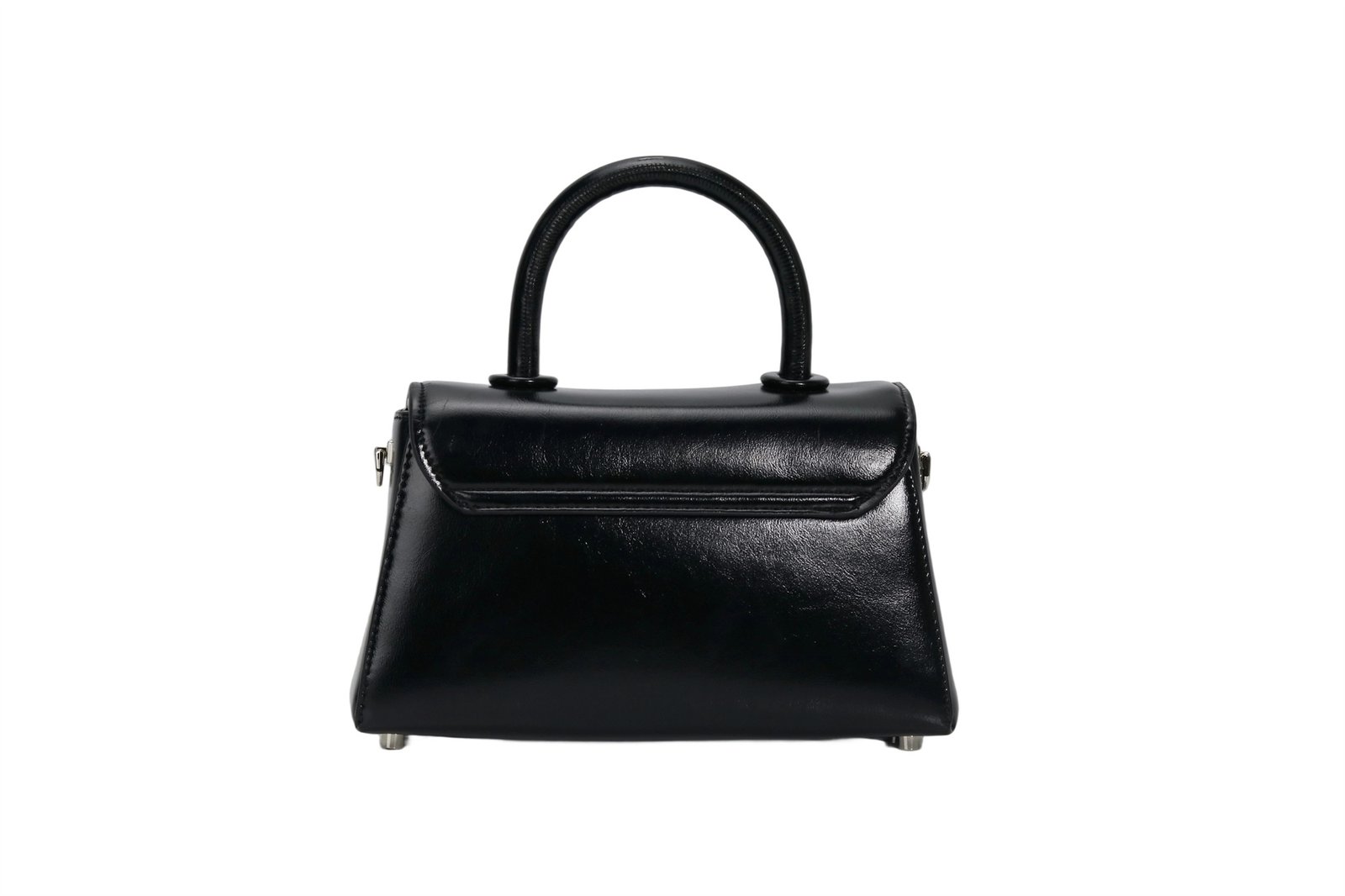 Custom Women's Elegant Cream Handbag with Top Handle & Metal Lock Closure