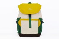 Customized color blocked student backpack, lightweight backpack for female students