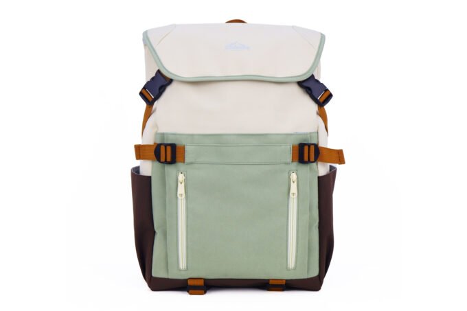 Custom Color - Block Student Backpack with Multiple Compartments